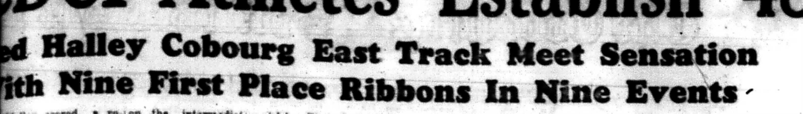 1966-05-11 School -Track & Field -Mixed -CDCI East Event Results-A