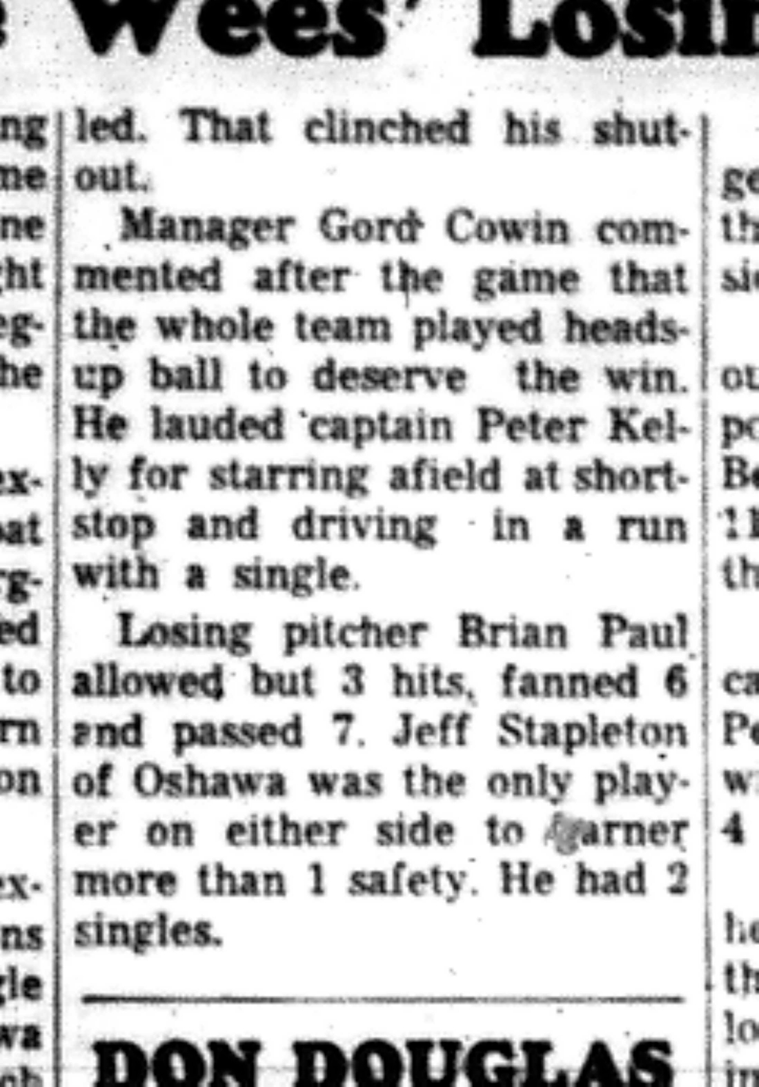 1966-06-07 Baseball -Boys -Cobourg vs Oshawa-C