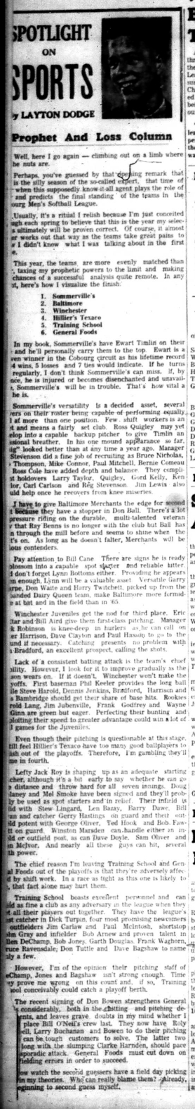 1966-06-15 Layton Dodge - Spotlight On Sports