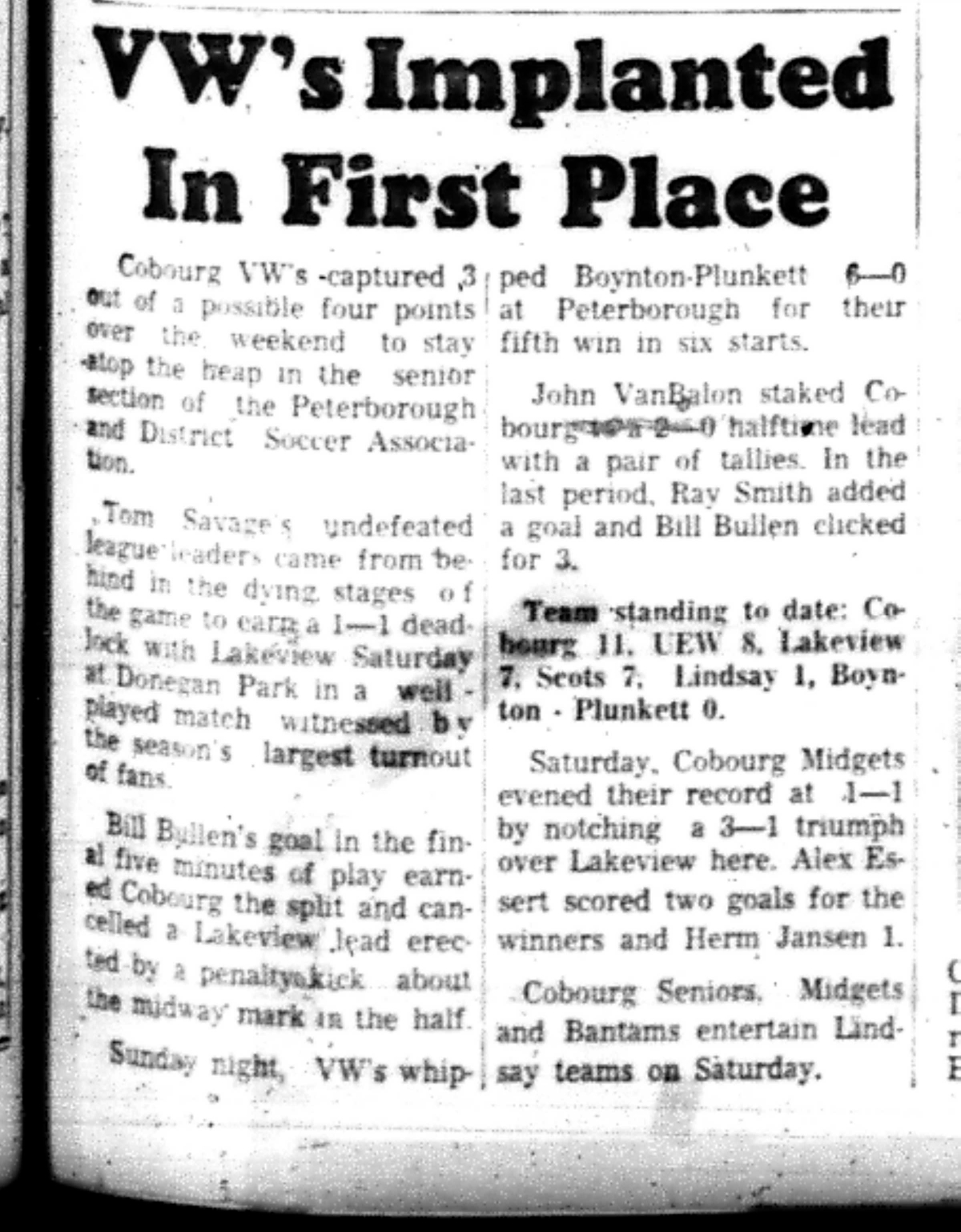 1966-06-15 Soccer -Boys -Cobourg vs Peterborough