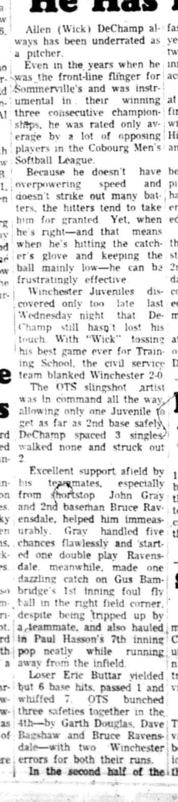 1966-06-15 Softball -Men -CMSL-Sommerville vs Winchester-B