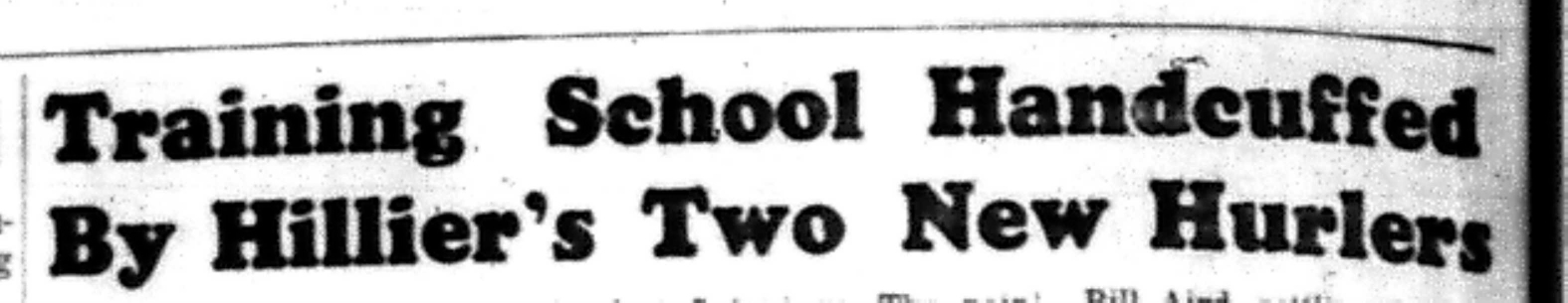 1966-06-15 Softball -Men -CMSL-Training School vs Hilliers-A