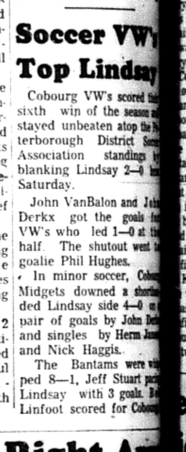1966-06-22 Soccer -Boys -Cobourg vs Lindsay
