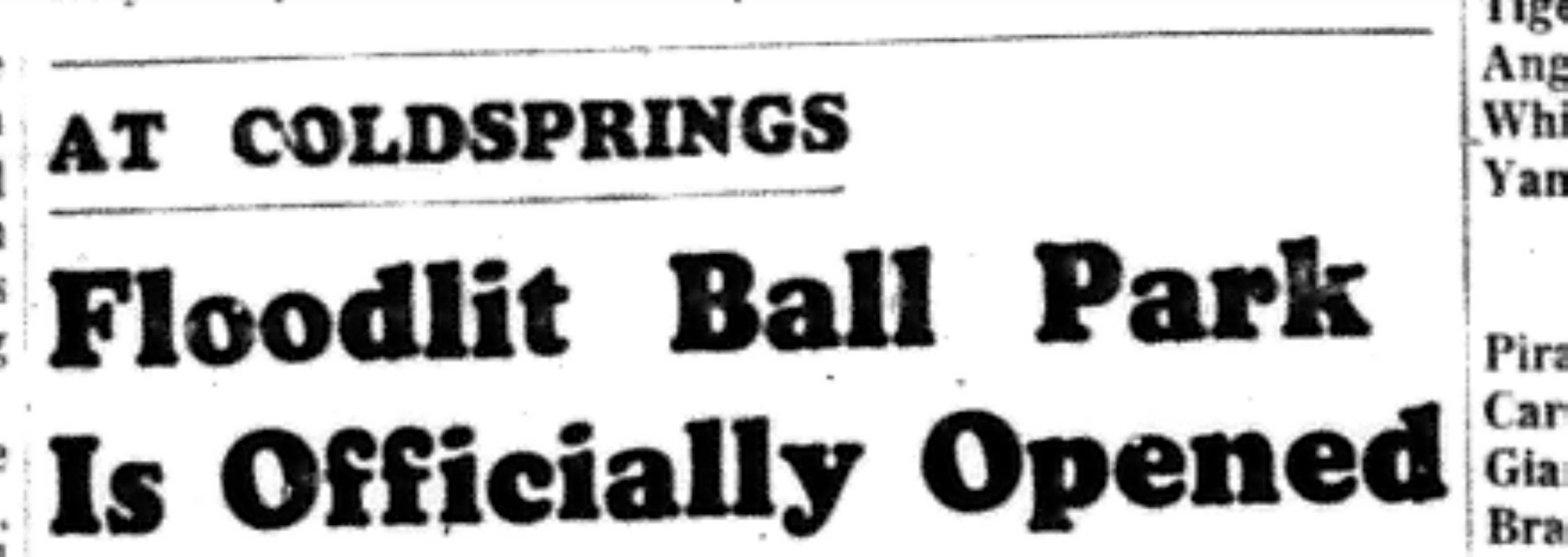 1966-06-22 Softball -Ladies -Cobourg vs Coldsprings-A