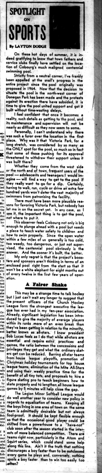 1966-06-29 Layton Dodge -Spotlight On Sports