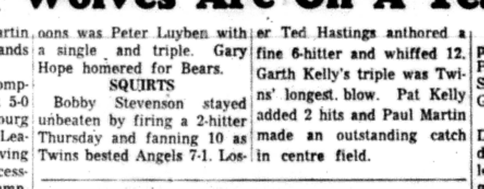 1966-06-29 Softball -Boys -CLMSL-Wolves vs Foxes-C