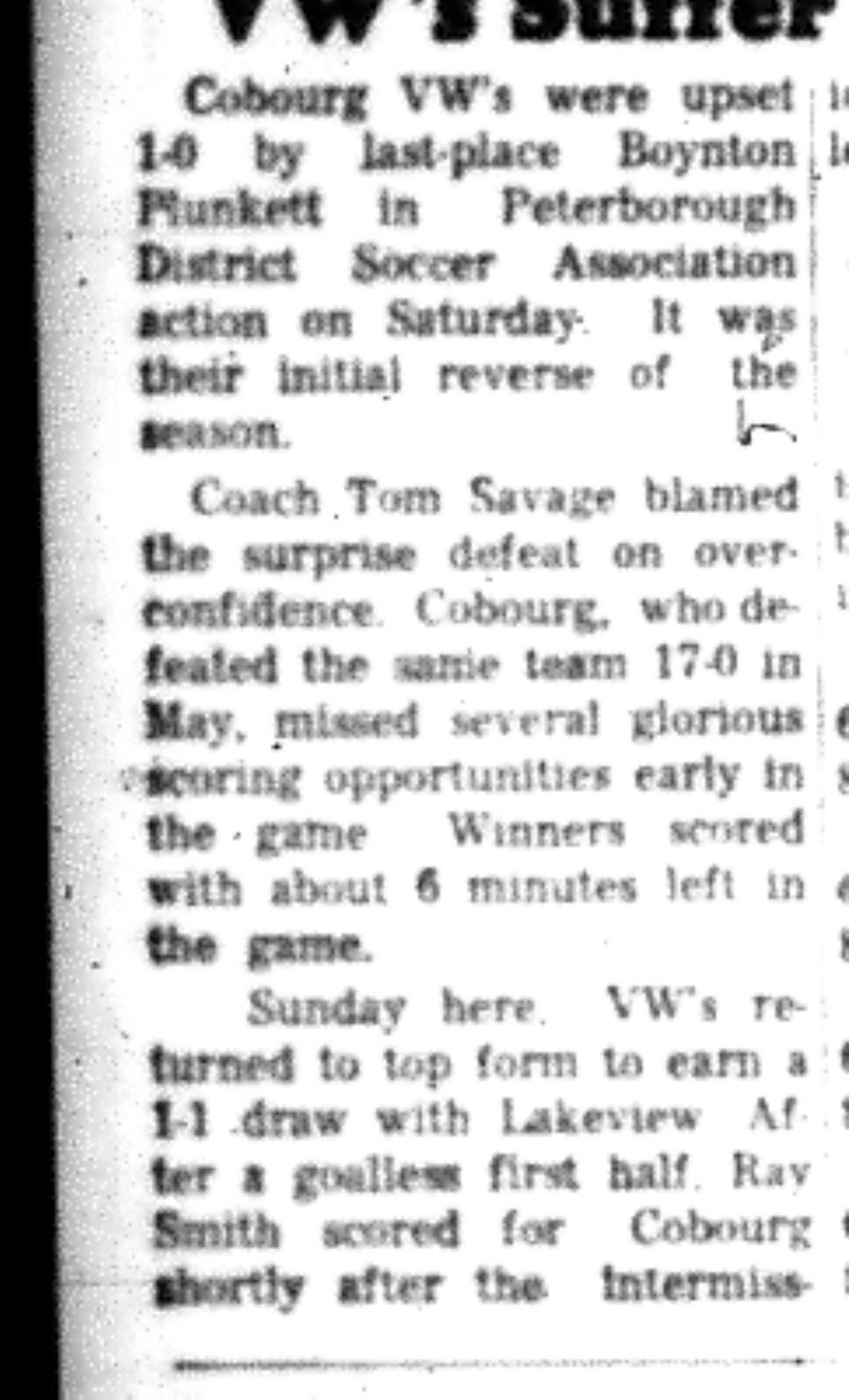 1966-07-06 Soccer -Boys -Cobourg vs Boynton-B