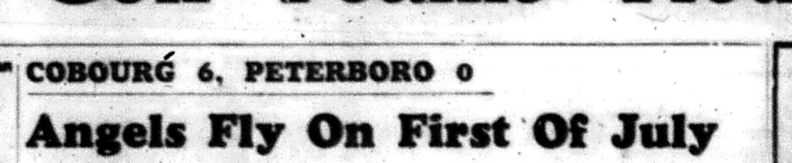 1966-07-06 Softball -Boys -Cobourg vs Peterborough-A