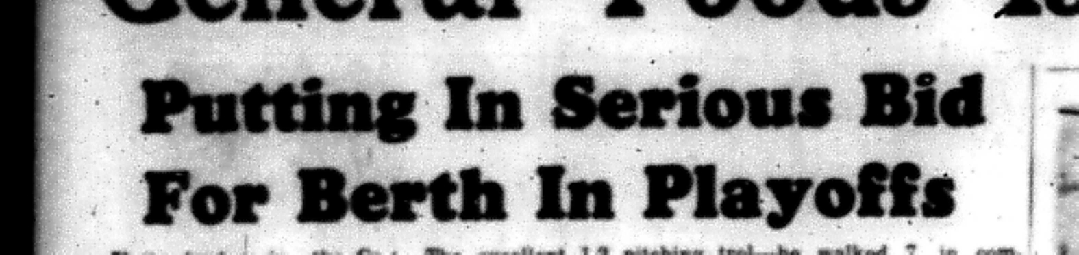 1966-07-06 Softball -Men -CMSL-General Foods vs Hilliers-A
