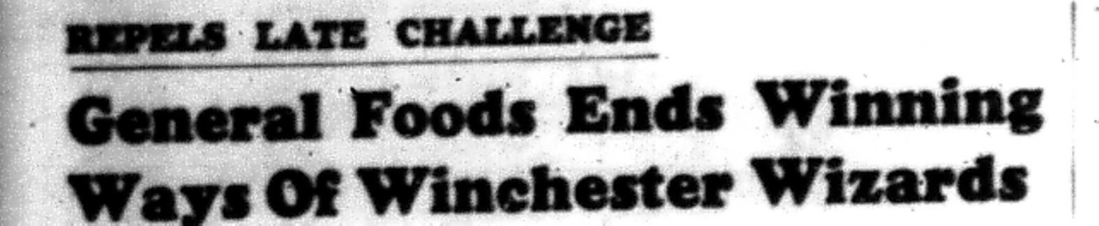1966-07-06 Softball -Men -CMSL-General Foods vs Winchester-A