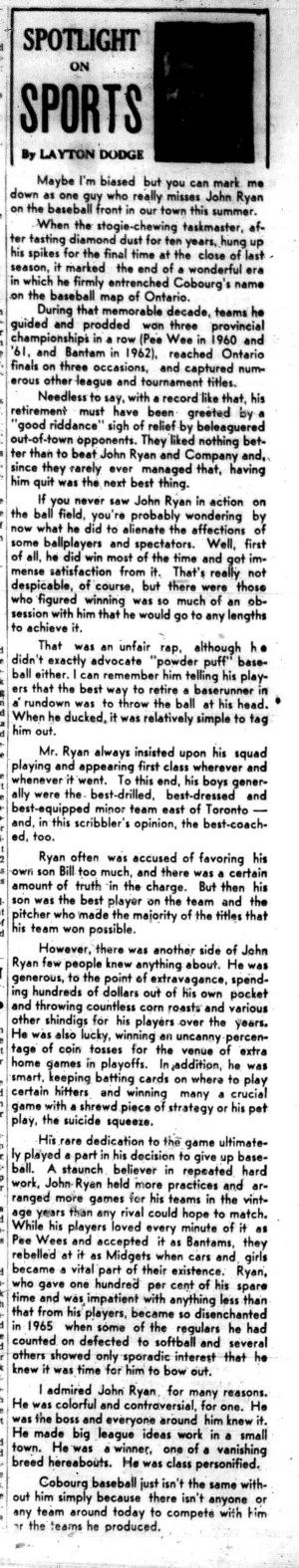 1966-07-13 Layton Dodge -Spotlight On Sports