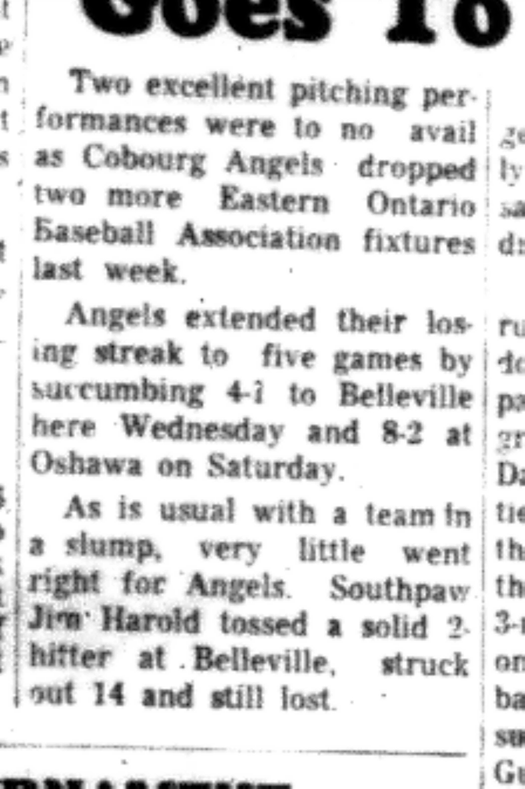1966-07-20 Baseball -Boys -Cobourg In Slump-B