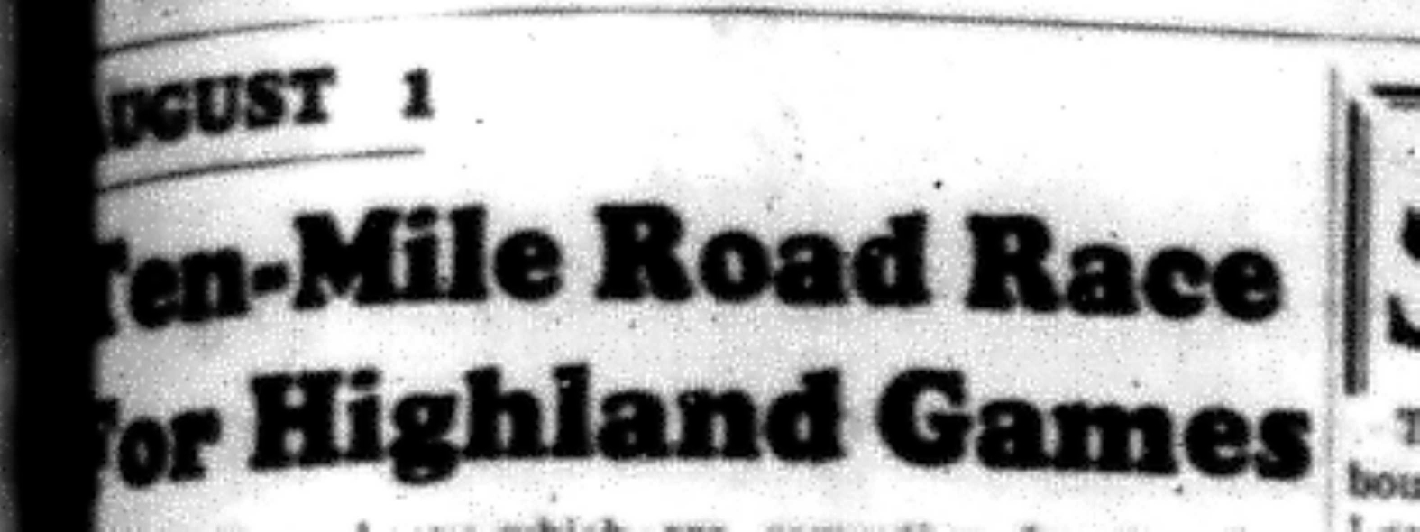 1966-07-20 Highland Games -Mixed -Ten Mile Road Race For Highland Games-A