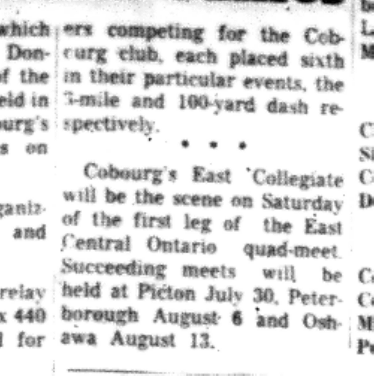 1966-07-20 Highland Games -Mixed -Ten Mile Road Race For Highland Games-C