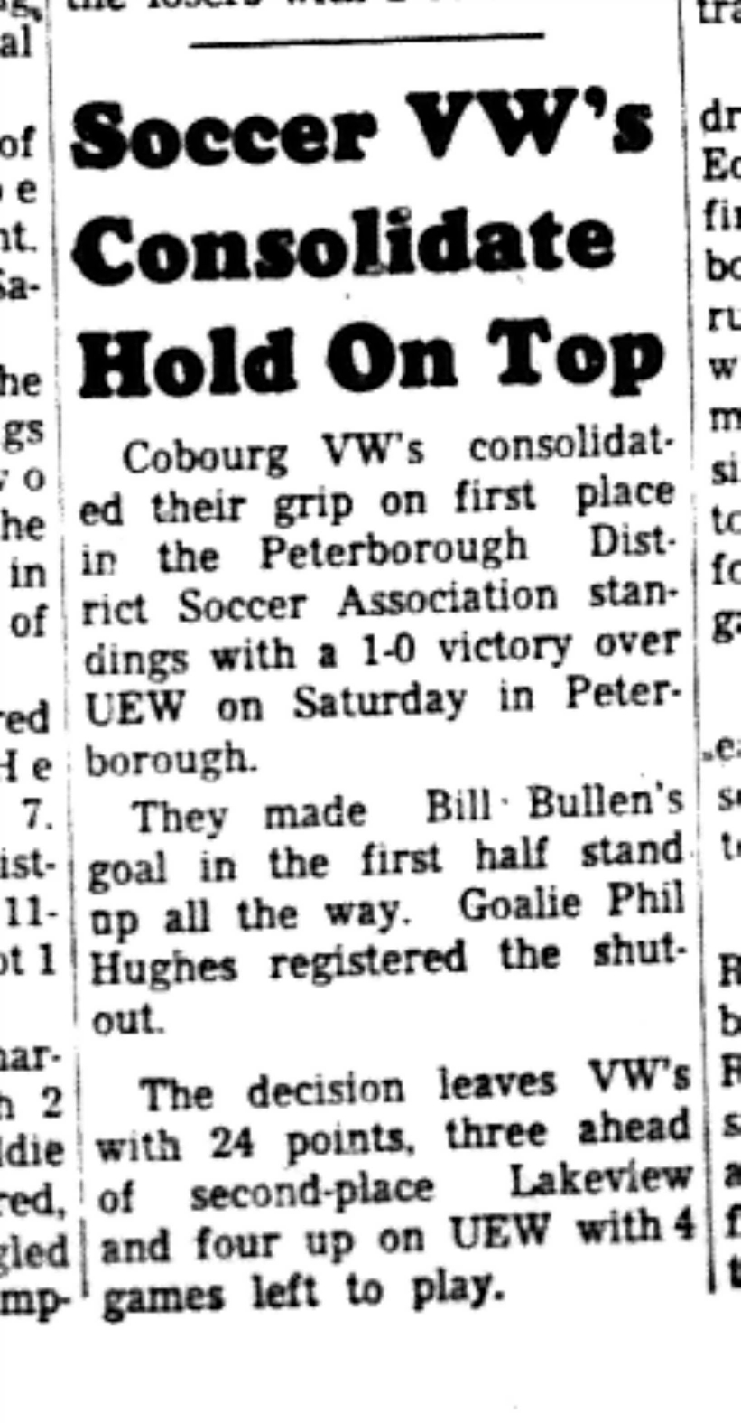 1966-08-10 Soccer -Boys -Cobourg vs Peterborough