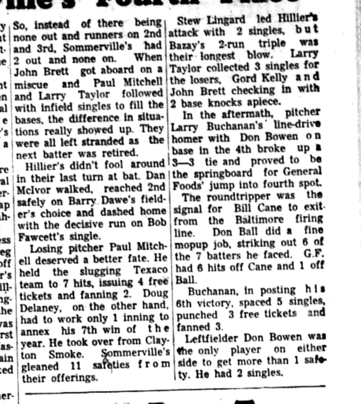 1966-08-10 Softball -Men -CMSL-Sommerville vs Baltimore-C