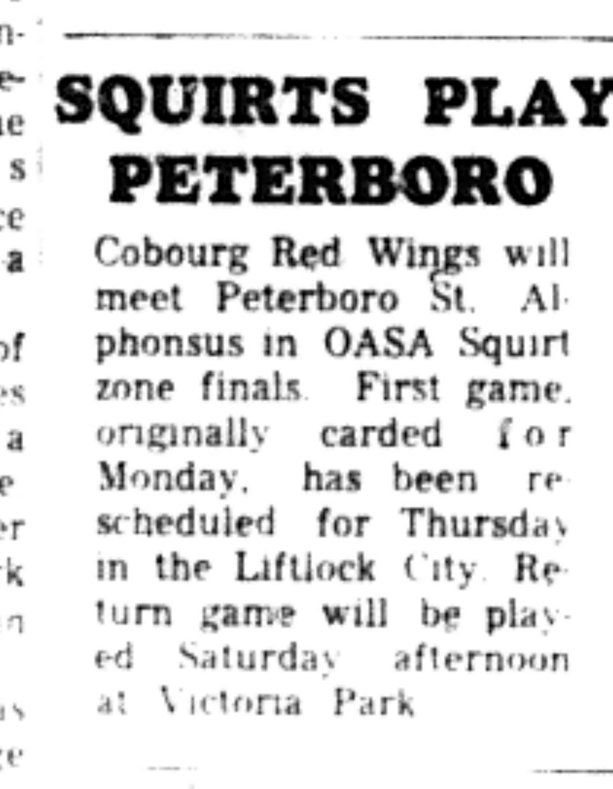 1966-08-24 Softball -Boys -Cobourg Squirts vs Peterborough