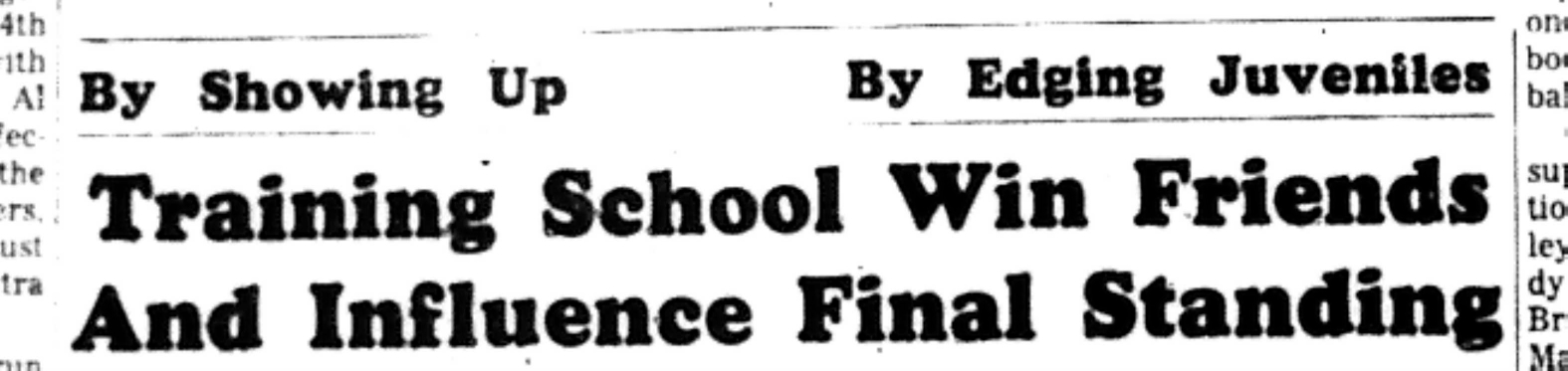 1966-08-24 Softball -Men -CMSL-Training School vs Winchester-A