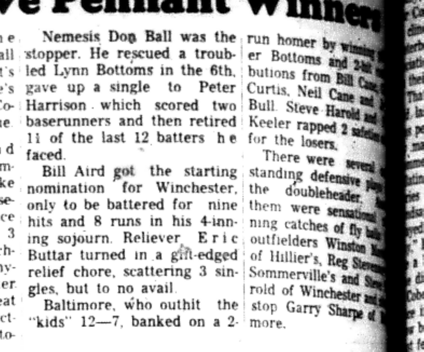 1966-08-31 Softball -Men -CMSL-Sommervilles vs Hilliers-C