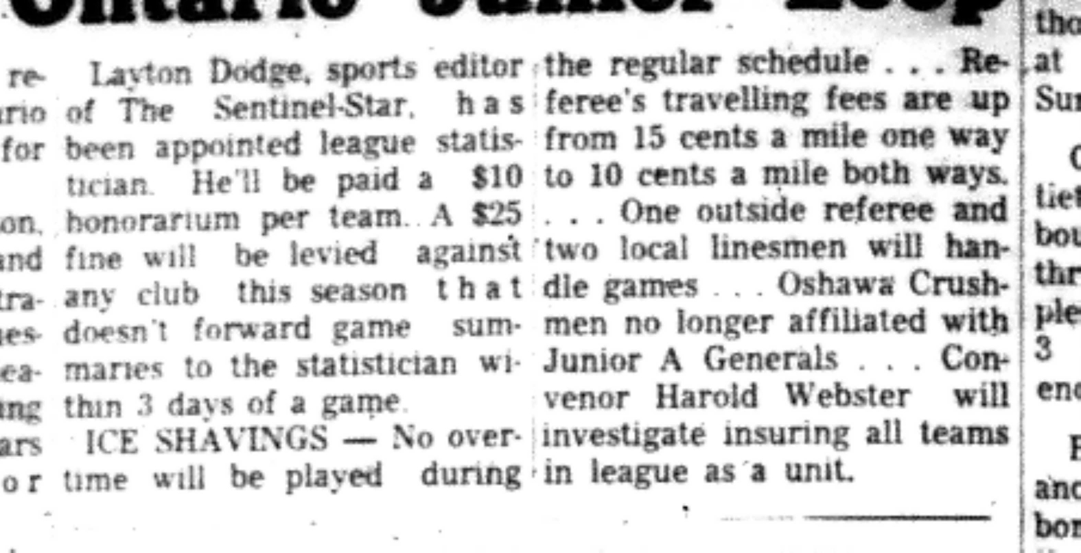 1966-09-07 Hockey -Boys -Cougars Rejoin OHA-C