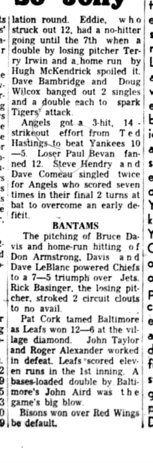 1966-09-07 Softball -Boys -CLMSL-Giants vs Cards-D