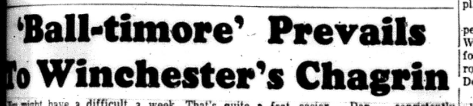 1966-09-07 Softball -Men -CMSL-Balltimore vs Winchester-A