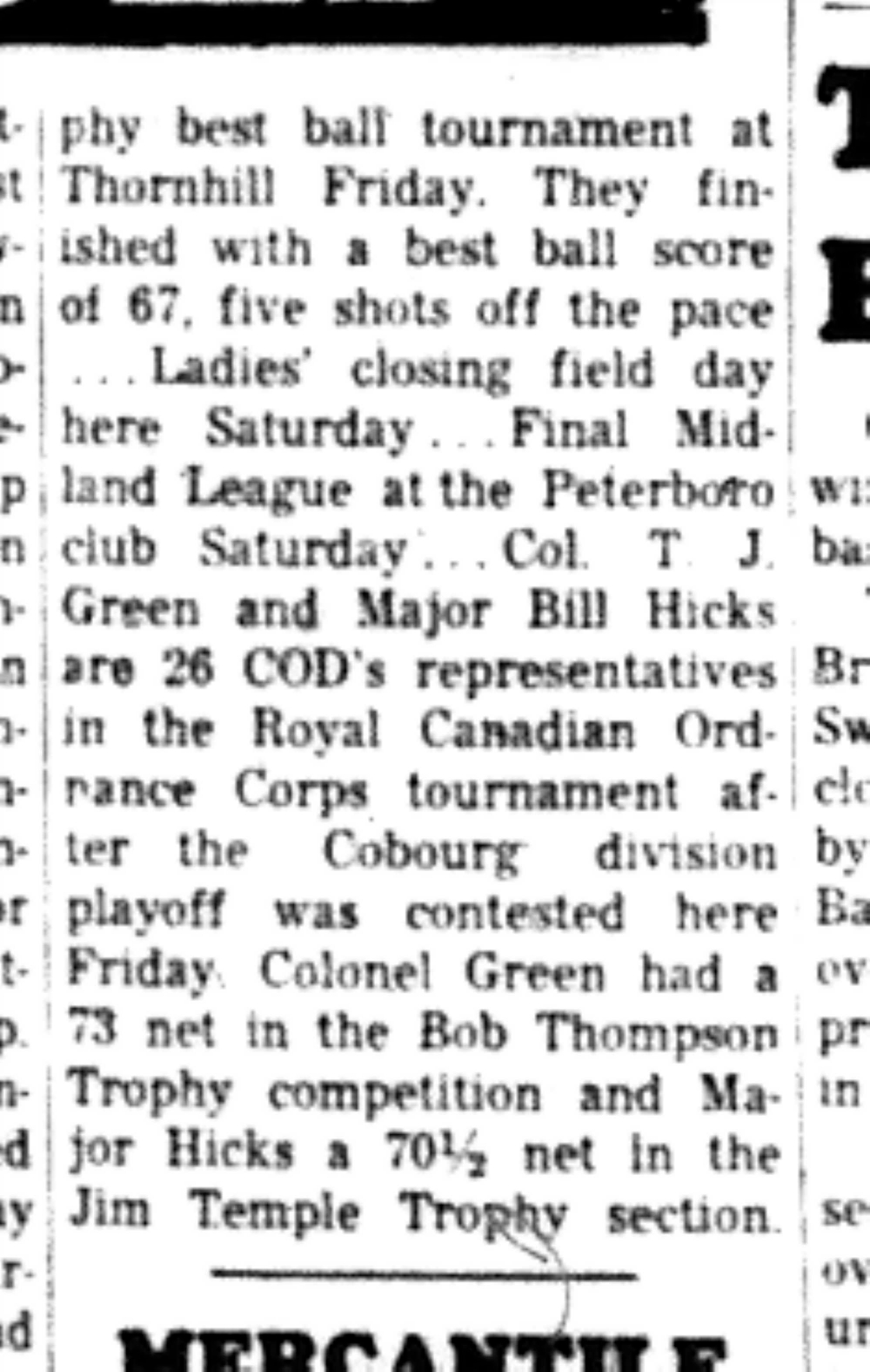 1966-09-14 Golf -Mixed -Cobourg Golf Results-C