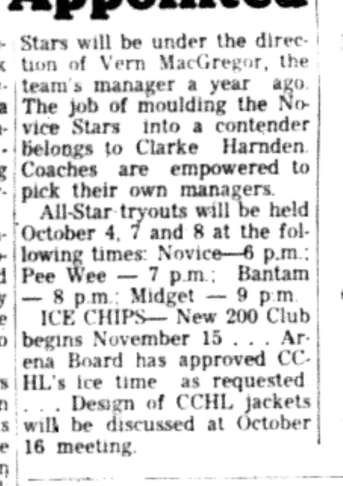 1966-09-21 Hockey -Boys -CCHL Leaders Appointed-C