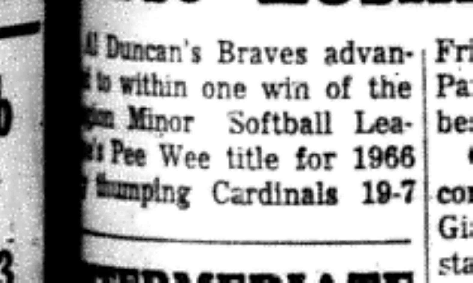 1966-09-21 Softball -Boys -CLMSL-Cardinals vs Braves-B