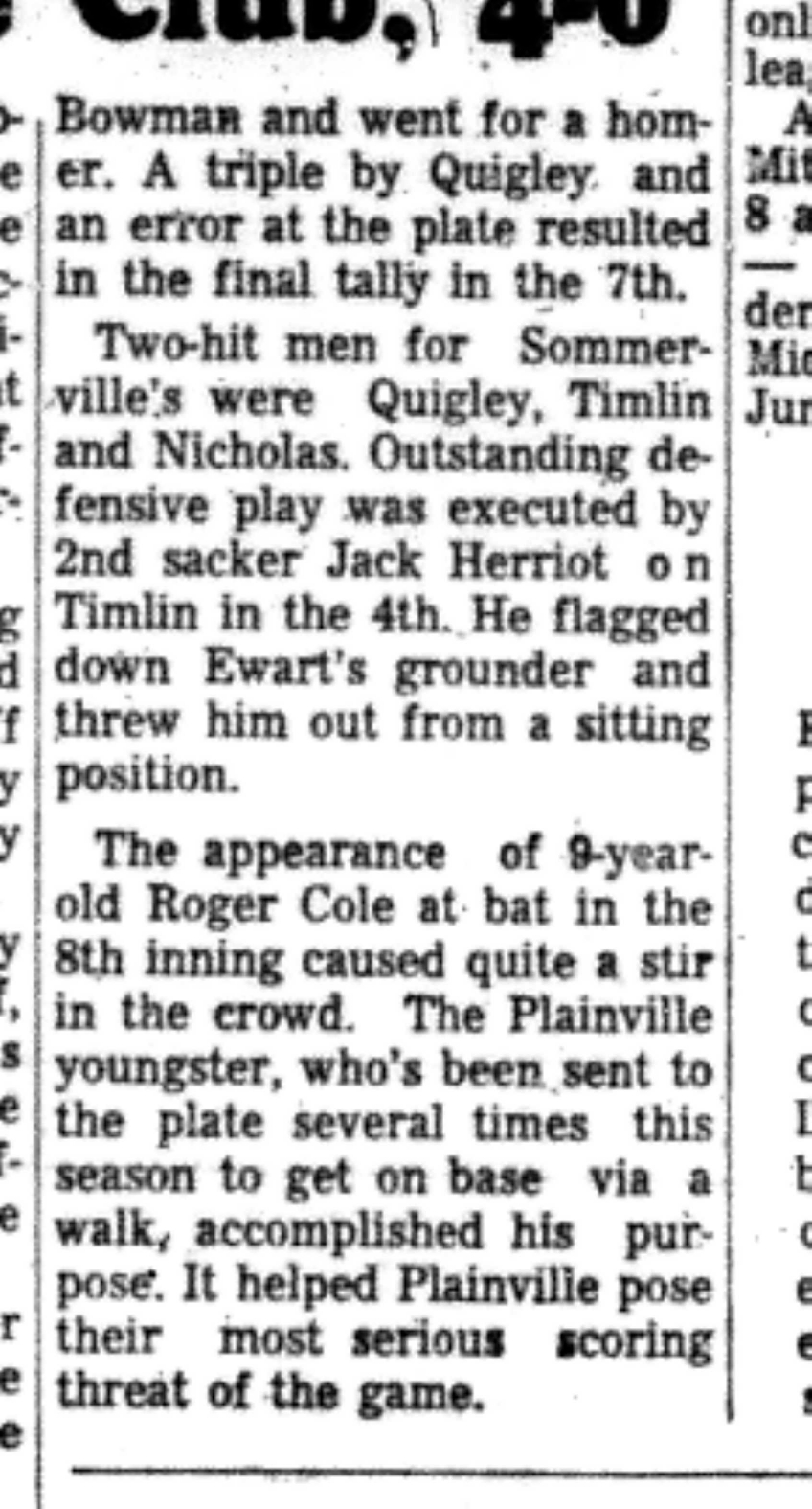 1966-09-21 Softball -Men -Sommervilles vs Plainville -C1