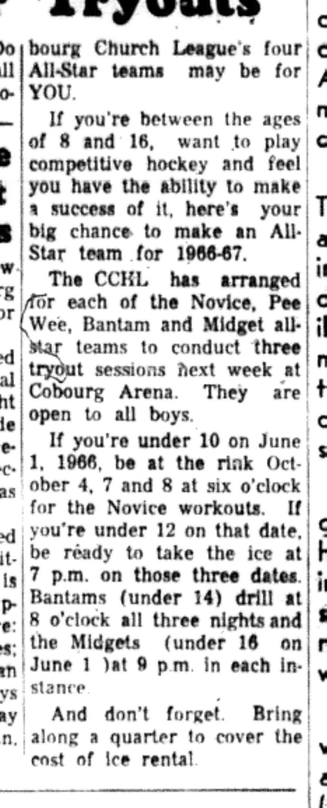 1966-09-28 Hockey -Boys -Cobourg All Star Tryouts-C