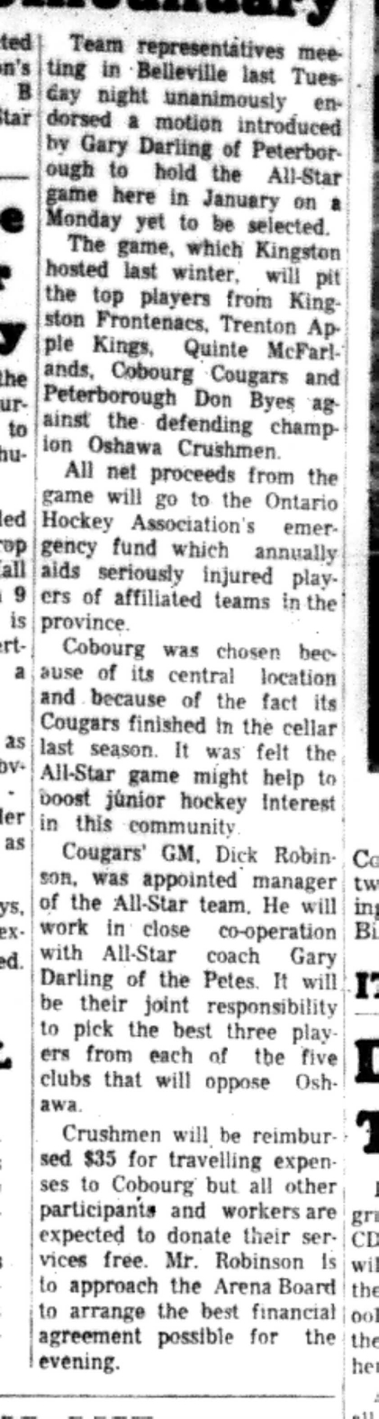 1966-09-28 Hockey -Boys -Junior B All Stars In Oshawa-C