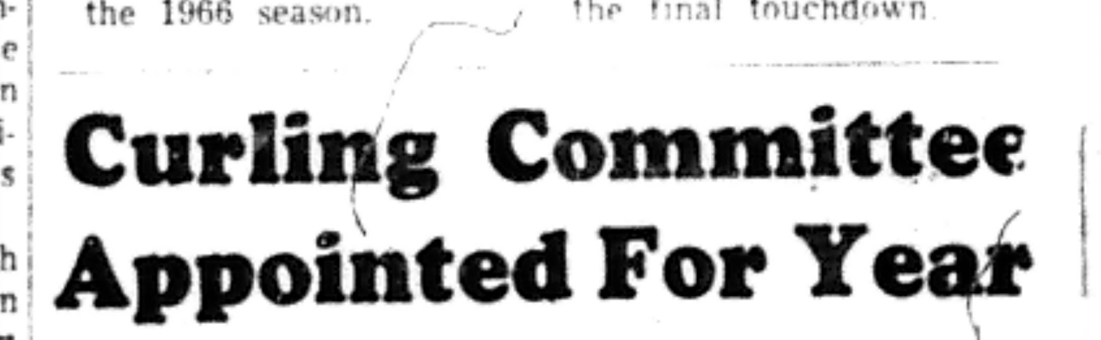 1966-10-05 Curling -Mixed -New Commitee Appointed-A