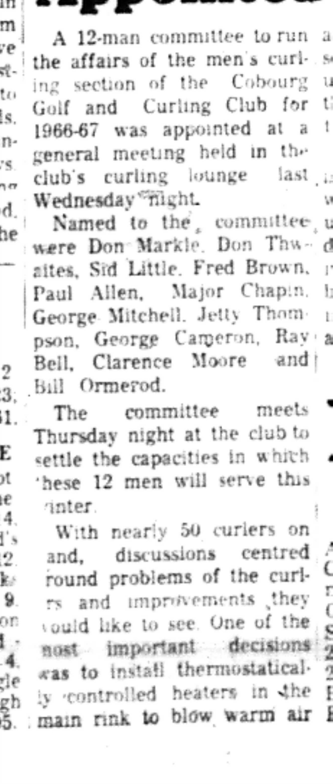 1966-10-05 Curling -Mixed -New Commitee Appointed-B