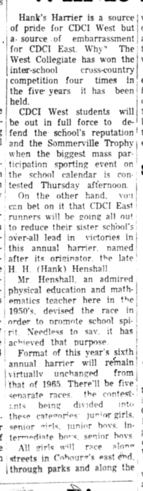 1966-10-05 School -Track & Field -Mixed -All CDCI In Hanks Harrier-B