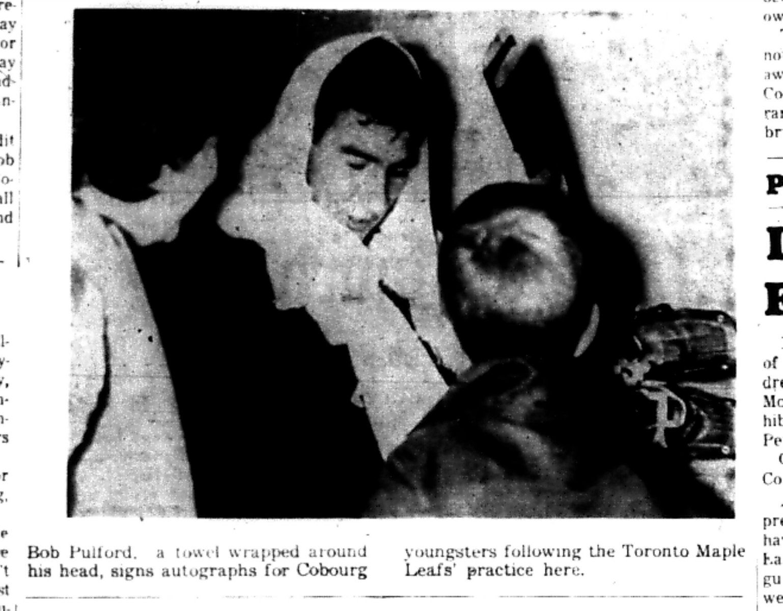 1966-10-19 Hockey -Men -Leafs Hold Practice In Cobourg-A