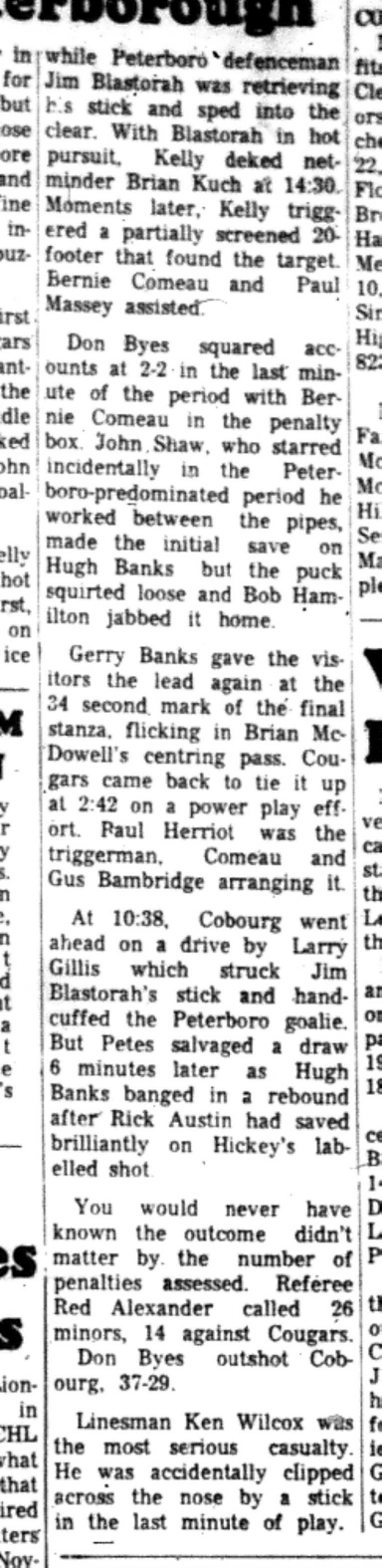1966-10-26 Hockey -Boys -Cobourg vs Peterborough-D