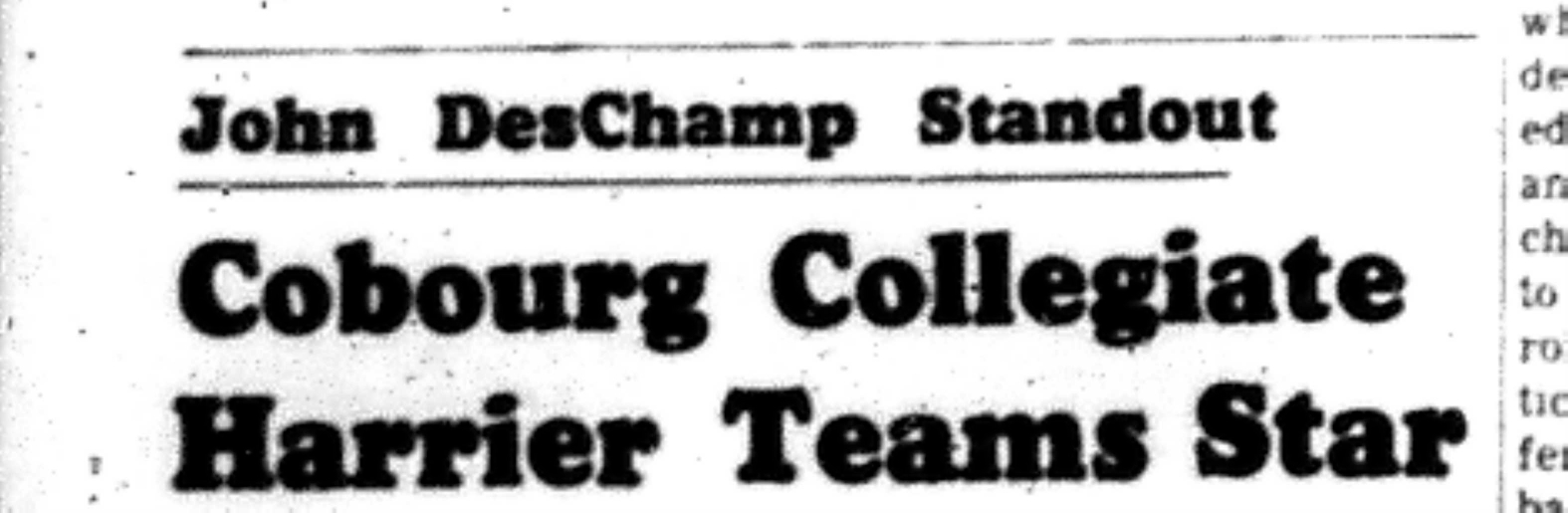 1966-10-26 School -Track & Field -Mixed -COSSA Harriers Begin-A