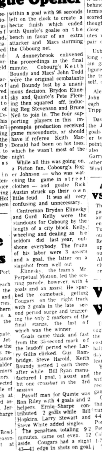 1966-11-02 Hockey -Boys -Cobourg vs Quinte-C
