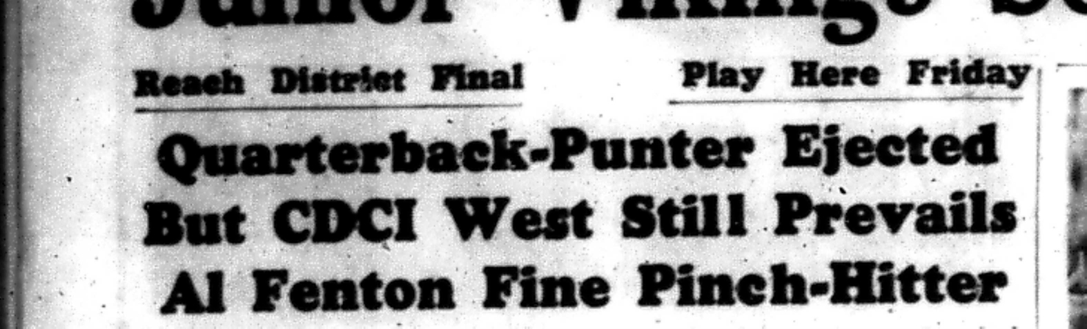 1966-11-02 School -Football -Boys -CDCI West vs Port Hope-A