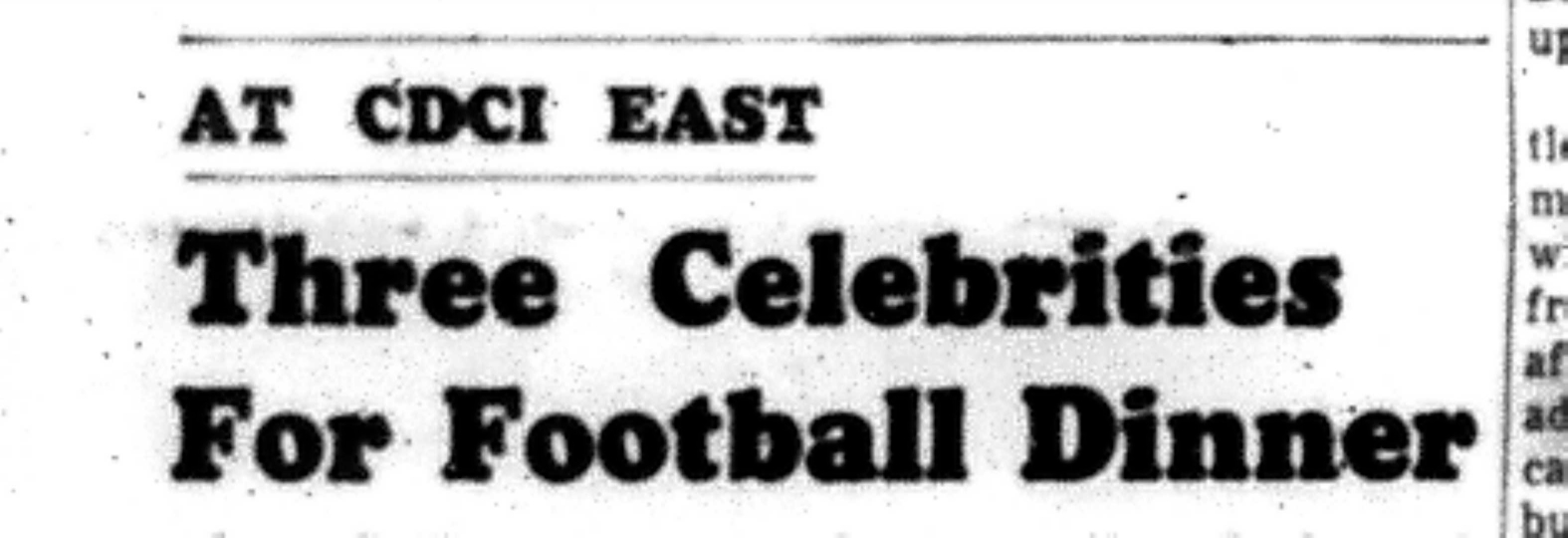 1966-11-16 School -Football -Boys -CDCI East Upcoming Banquet-A