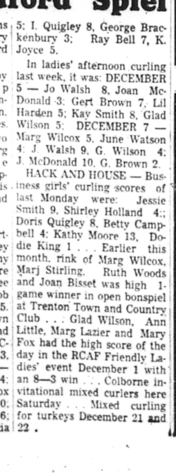 1966-12-14 Curling -Mixed -Cobourg Team Wins Bradford Spiel-C