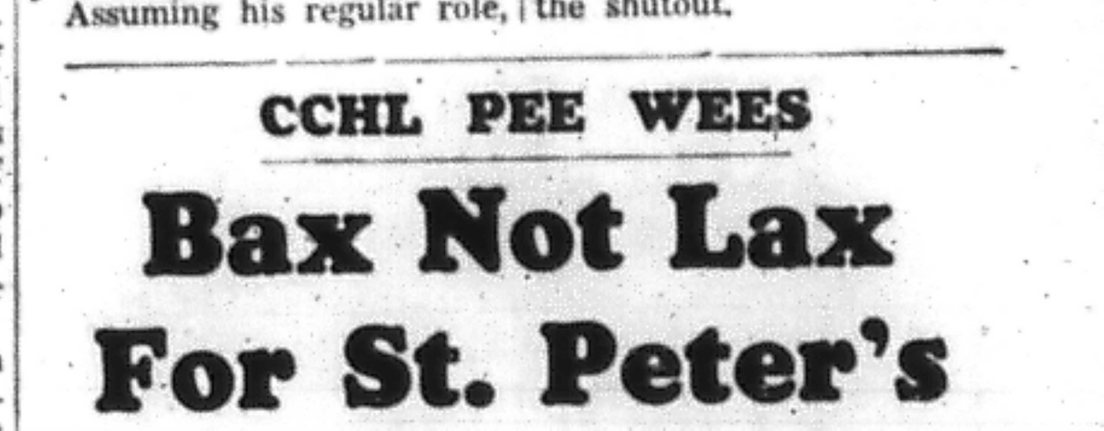 1966-12-14 Hockey -Boys -CCHL-St Peters vs St Michaels-A