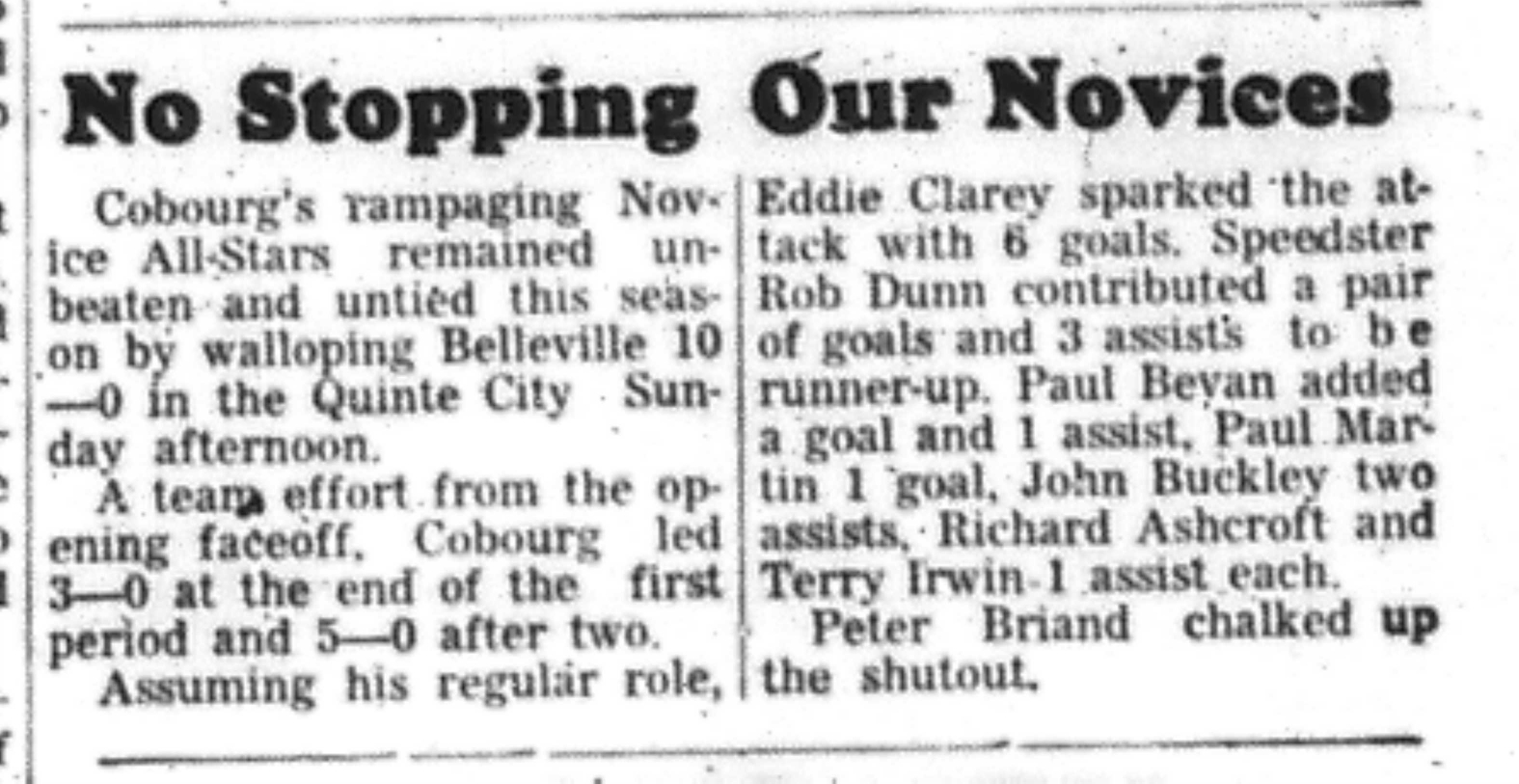 1966-12-14 Hockey -Boys -Cobourg Novices vs Belleville