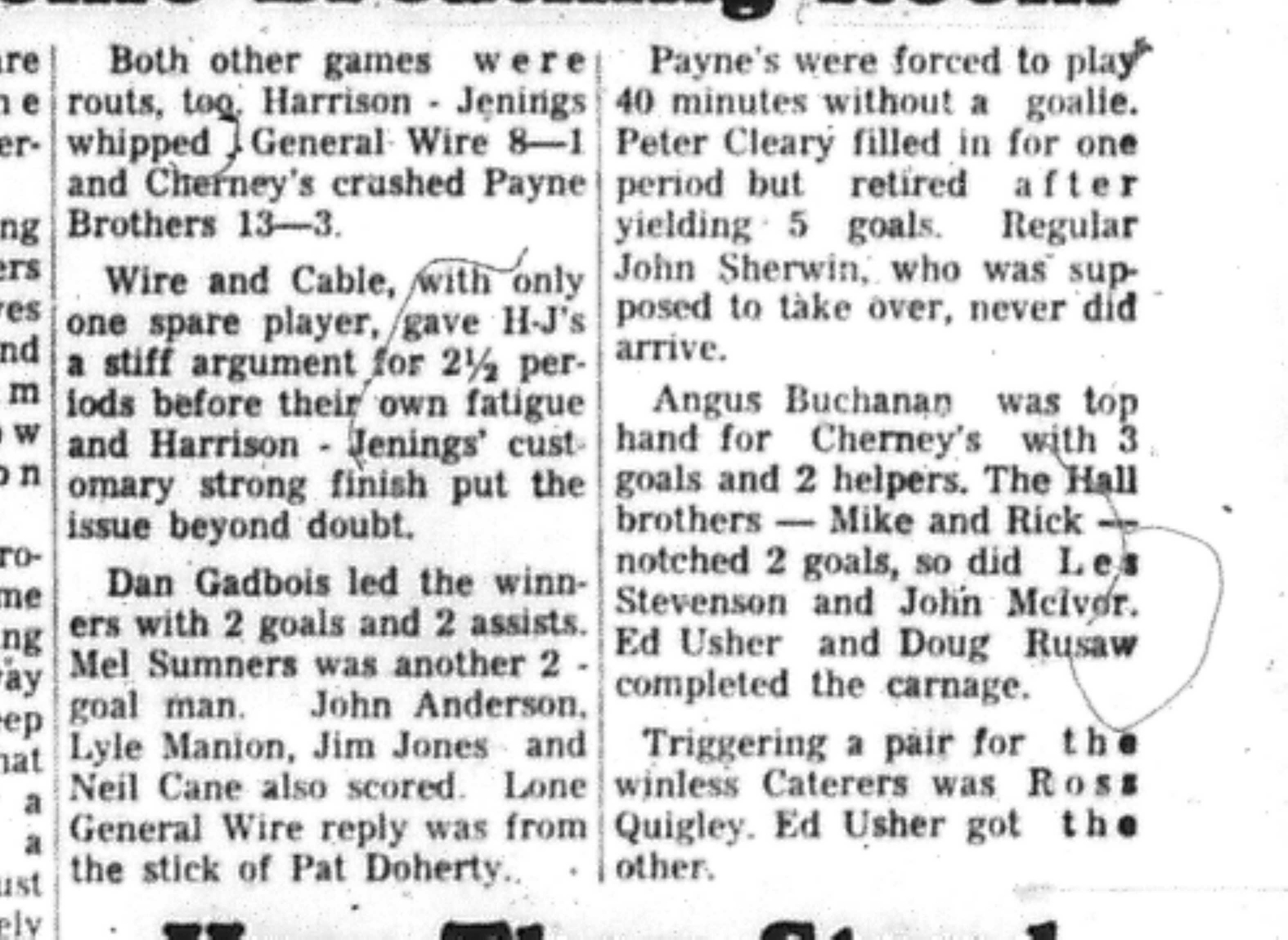 1966-12-14 Hockey -Men -CMHL-Gores Landing vs Coldsprings-C