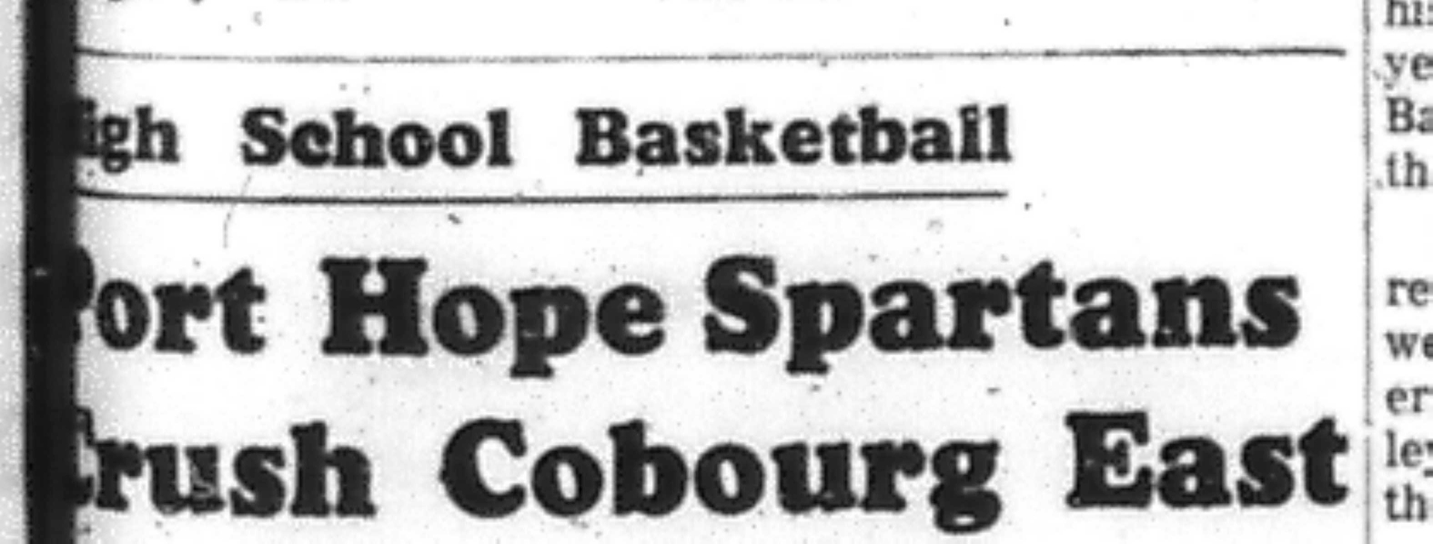 1966-12-14 School -Basketball -Boys -CDCI East vs Port Hope-A