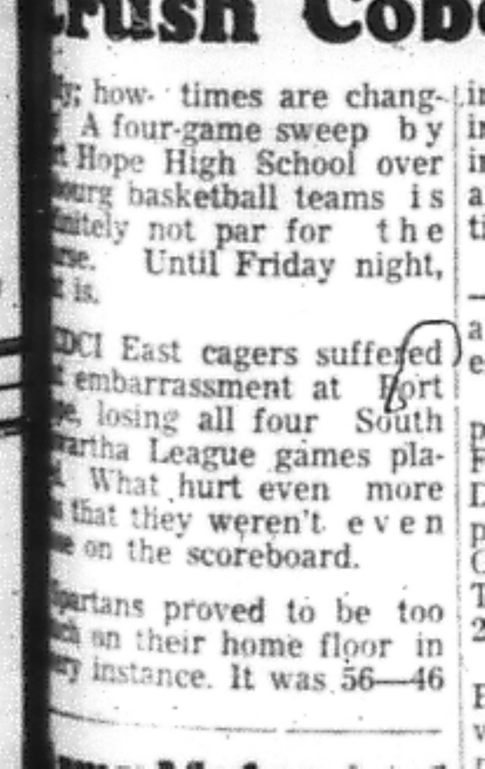 1966-12-14 School -Basketball -Boys -CDCI East vs Port Hope-B