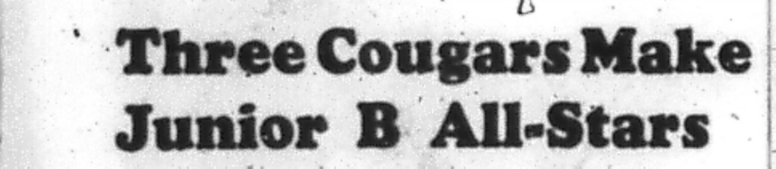 1966-12-21 Hockey -Boys -3 Cougars Make Junior B All Star Team-A