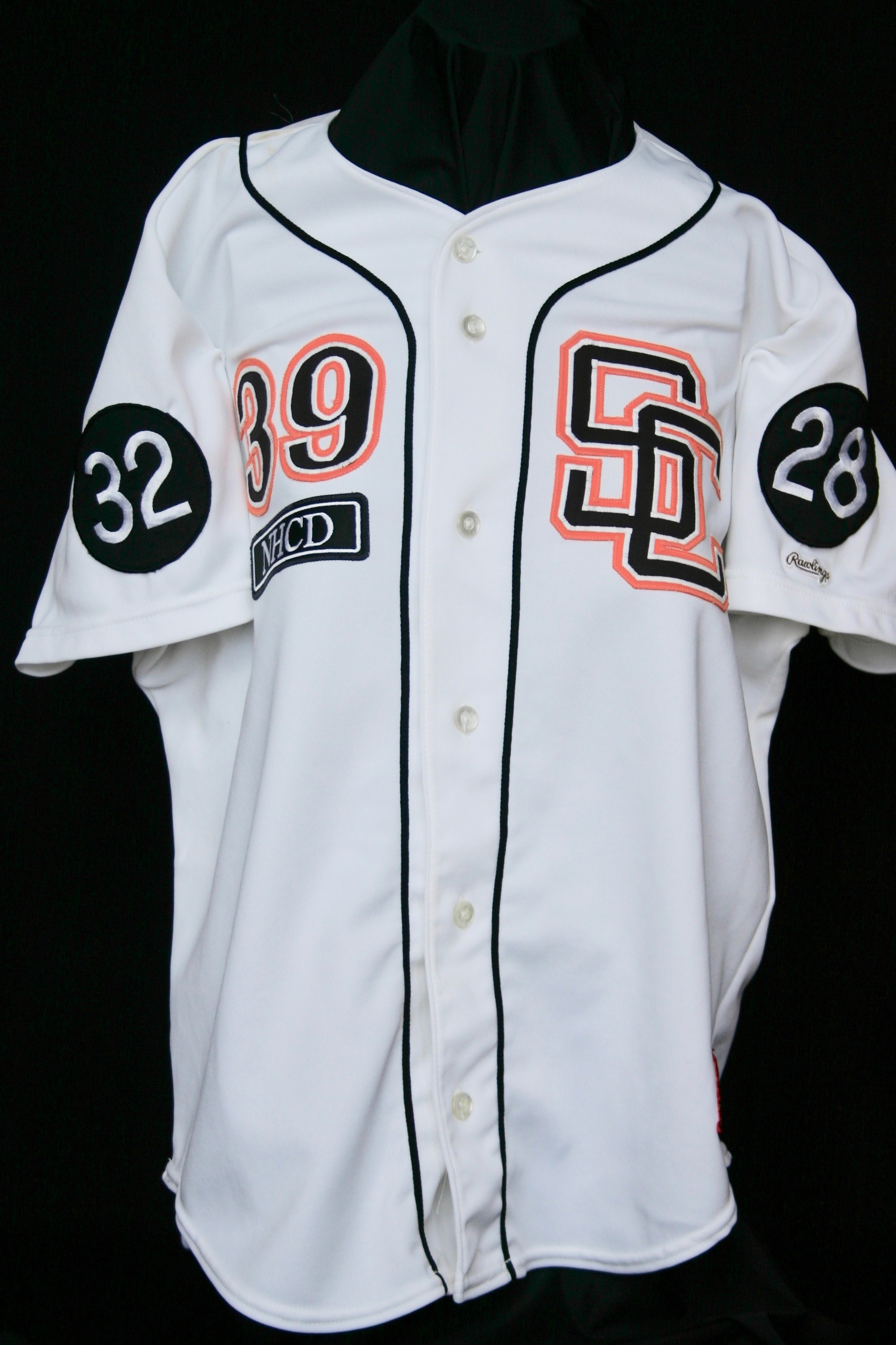 1992 Marty Kernaghan white softball jersey