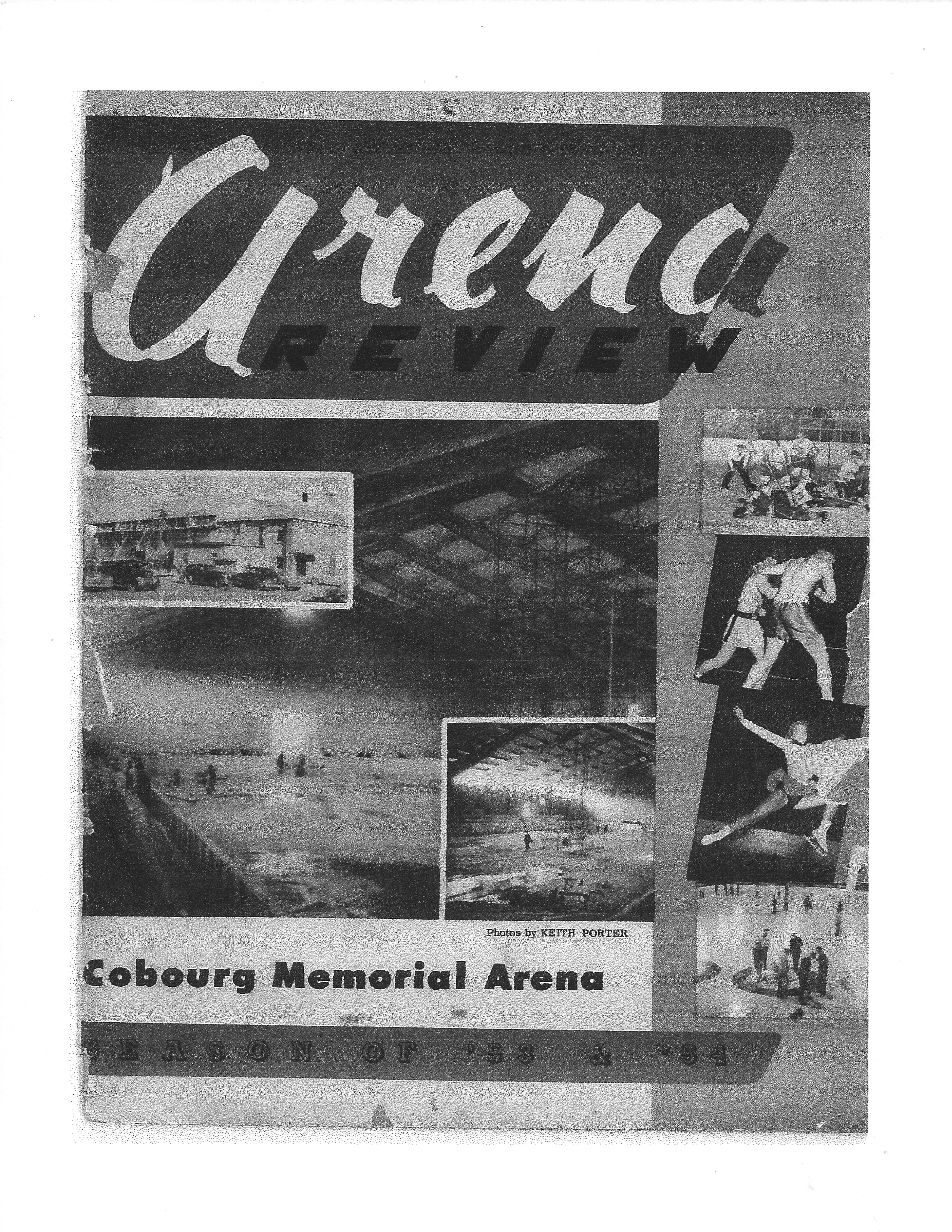 1953 program-Cobourg Comets vs Lakefield Indians